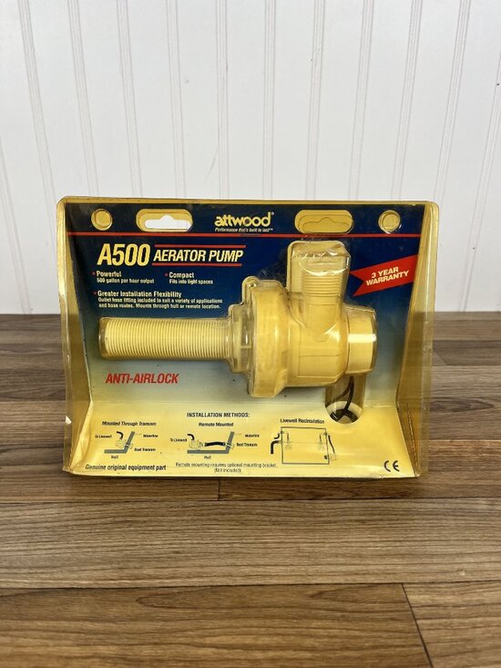 Atwood Other - ATWOOD A500 Aerator Pump, 500 Gallon Per Hour Output, Anti-Airlock - New